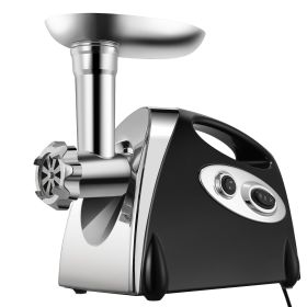 2800W Electric Meat Grinder Set Food Sausage Stuffer Mincer 1 Cutting Blade 4 Plates (Option: US)